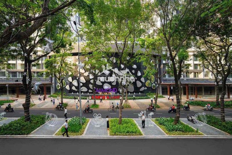 Cho thuê căn hộ 86m2 2pn2wc khu diamond giá 16tr