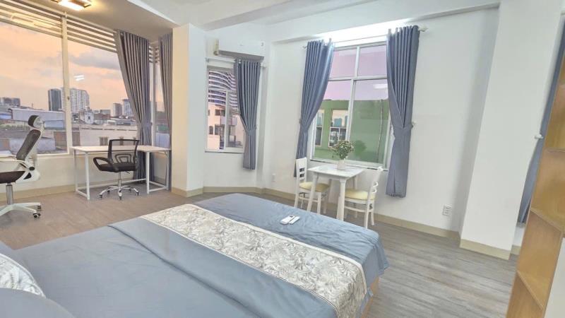 Căn hộ cao cấp 1 phòng ngủ bình thạnh, full nội thất, thoáng mát, rộng rãi, gần nguyễn hữu cảnh, q1, q2  - Ảnh 2