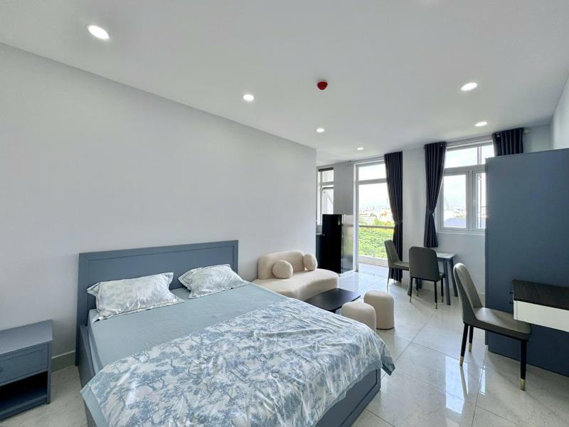 Căn hộ 1pn full nội thất có ban công view đẹp và rộng tại đặng thùy trâm - Ảnh 2