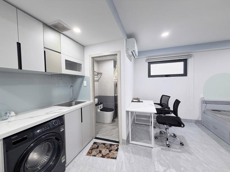 Mới 100% căn hộ full nội thất máy giặt riêng ngay bùi đình tuý gần ngã tư hàng xanh giáp quận 1,3 khu an ninh gần chợ - Ảnh 4