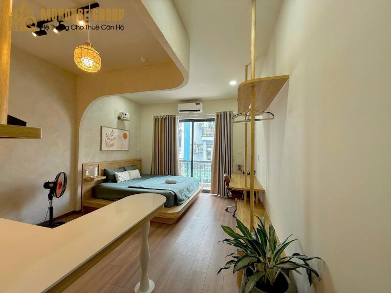 Cho thuê căn hộ 1pn 40m², ban công, thang máy – điện biên phủ, bình thạnh | gần hutech, ftu2, uth