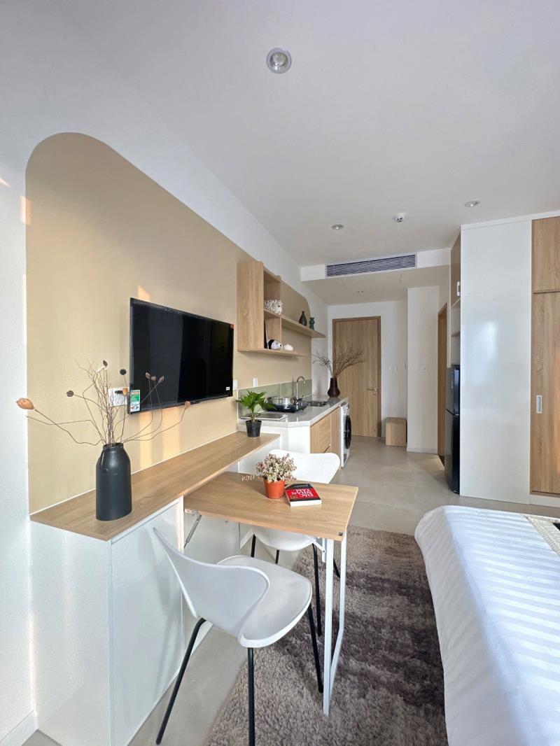 Phòng 40m2 ban công thoáng full nội thất mới, thang máy ngay hàng xanh giáp q1, q2- xô viết nghệ tĩnh, bình thạnh - Ảnh 2