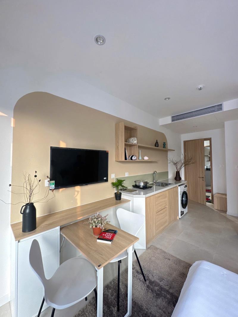 Phòng 40m2 ban công thoáng full nội thất mới, thang máy ngay hàng xanh giáp q1, q2- xô viết nghệ tĩnh, bình thạnh - Ảnh 3