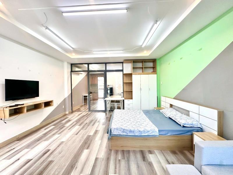 Cho thuê căn hộ 1 phòng ngủ cao cấp 40m2 full nội thất, có ban công - huỳnh mẫn đạt gần cầu thị nghè, bình thạnh giáp ranh quận 1 - Ảnh 3
