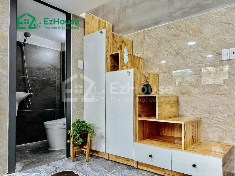 Phòng trọ dạng gác full nội thất, ban công view mặt tiền siêu đẹp p. tân sơn nhì gần đại học huit ,vhu ,gần trục lũy bán bích ,âu cơ– không gian hiện đại, thoáng mát, giá tốt  - Ảnh 4