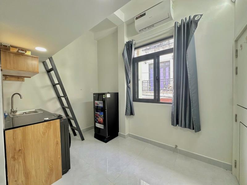 Cho thuê căn hộ full nội thất - có cửa sổ ban công lớn thoáng mát - gần hàng xanh - đinh bộ lĩnh - bình thạnh - Ảnh 4