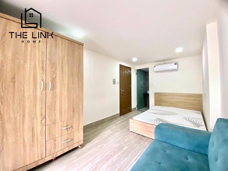 Cho thuê căn hộ 1 phòng ngủ- full nội thất - máy giật riêng - ung văn khiêm - bình thạnh