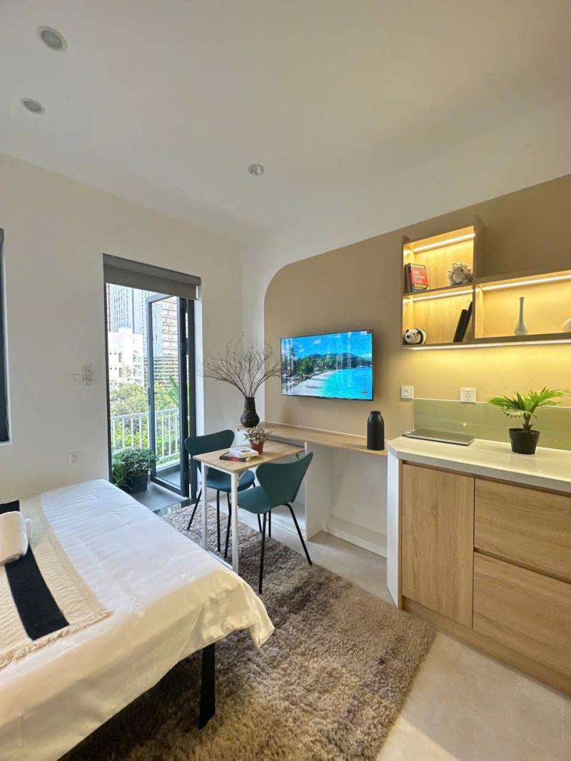 ✨Cho thuê căn hộ - 35m² - có ban công – full nội thất – giáp quận 1 ✨