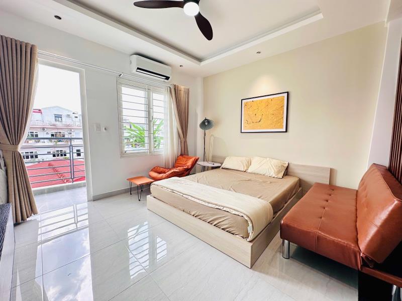 Cho thuê phòng trọ 1pn, 2pn, studio gần sân bay, cv gia định, full nội thất thang máy