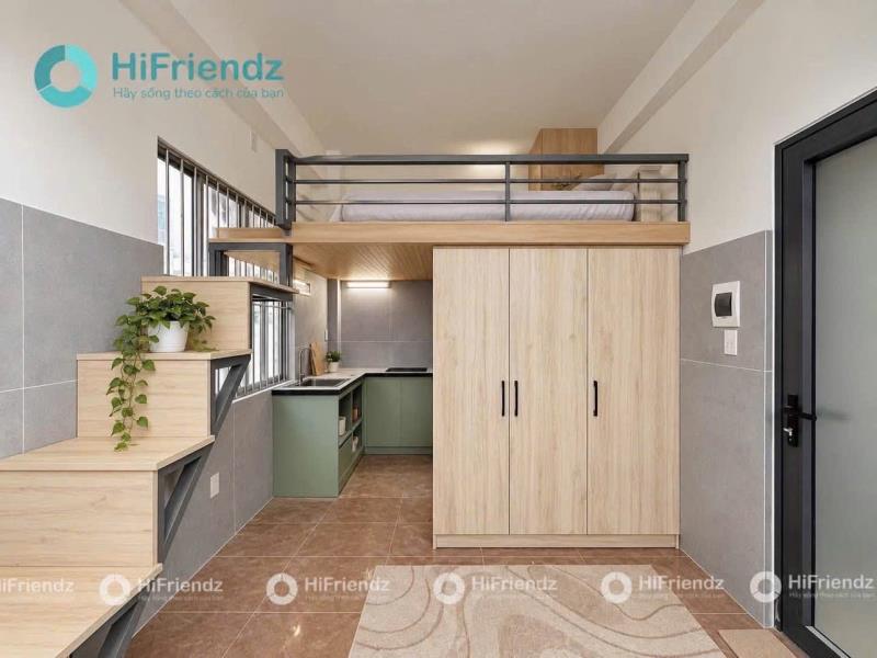  Cho thuê phòng có cửa sổ lớn thoáng có gác full nội thất đường phan xích long phú nhuận, sát q1, q3 