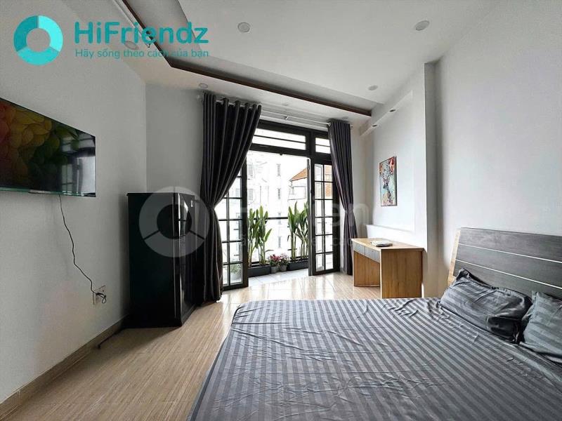 Cho thuê căn hộ ban công view xanh mát, full nội thất – gần dh iuh, văn lang, hutech - nguyễn văn đậu, bình thạnh