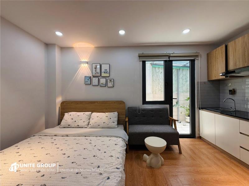 Căn hộ 40m2 đường phan đăng lưu, bình thạnh, full nội thất, sân sau riêng gần phan xích long, q1 q3 - Ảnh 4