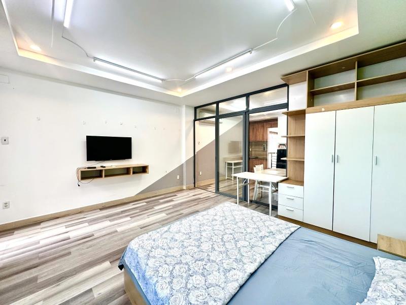 🏡 Căn hộ 1 phòng ngủ ban công máy giặt riêng - huỳnh mẫn đạt, bình thạnh gần quận 1, landmark 81   - Ảnh 2
