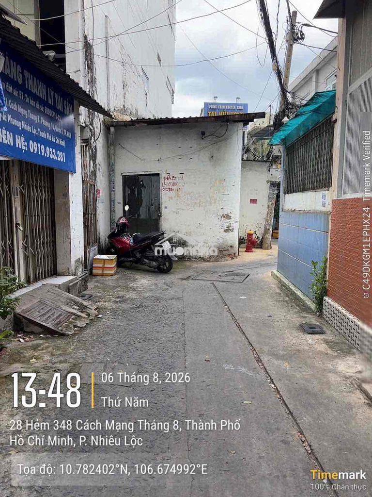 Nhà nát tại hẻm 348 cách mạng tháng 8, q3 - gần vòng xoay dân chủ