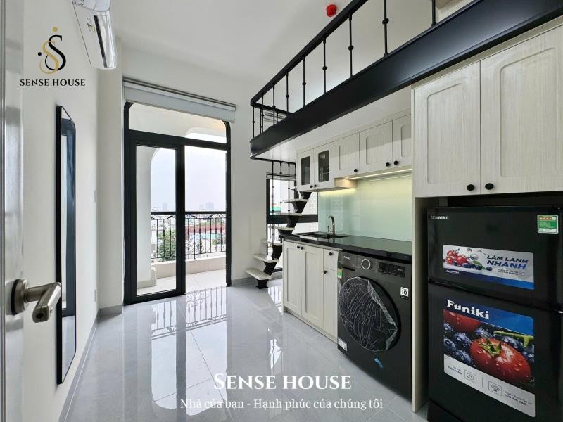 Duplex ban công full nội thất | tô hiệu - đầm sen | tòa nhà thang máy - máy giặt riêng, với thiết kế sang trọng 