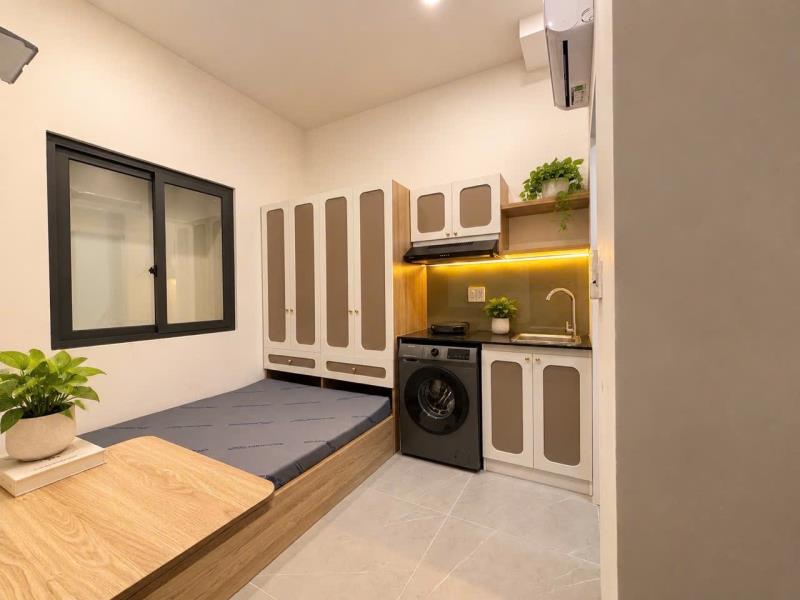 Căn hộ full nội thất máy giặt riêng mới 100% ngay trung tâm bình thạnh