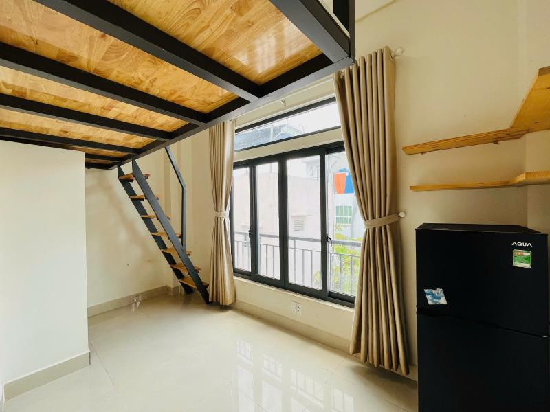 Duplex gác cao bancon thoáng full nội thất tại phan văn hân ngay cầu thị nghè gần thảo cầm viên