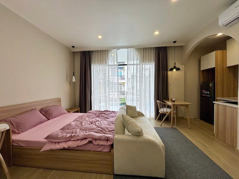 🏡 Căn hộ 1 phòng ngủ ban công máy giặt riêng - hồ bá kiện, quận 10 gần quận 1 vạn hạnh mall  