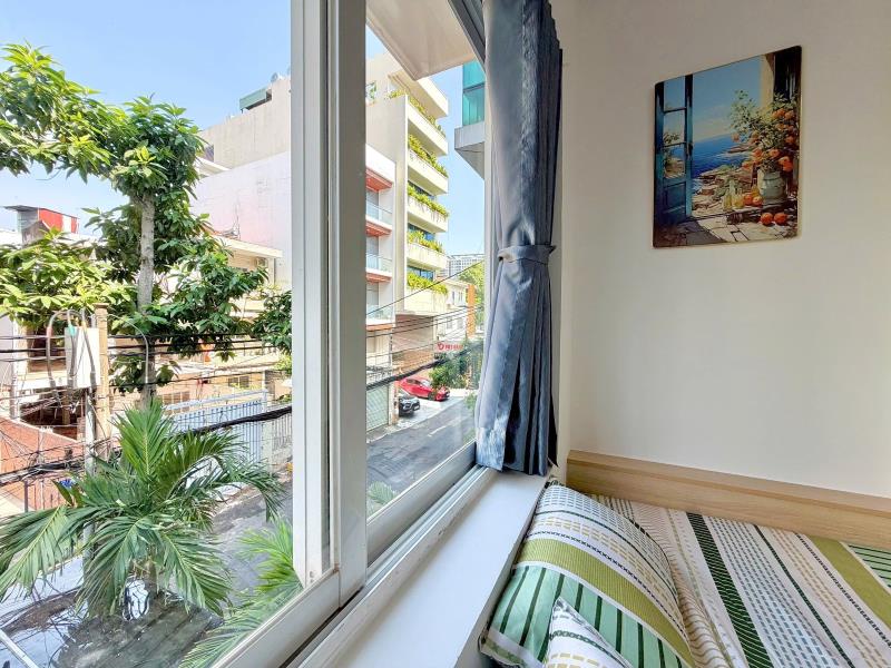 Cho thuê căn hộ 1 phòng ngủ 45m² – ban công , full nội thất, gần công viên gia định - Ảnh 2