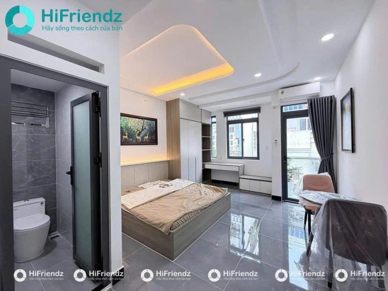 Cho thuê căn hộ full nội thất ban công tại thích quảng đức phú nhuận