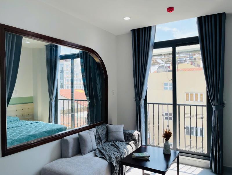 🔥 Hót hòn họt chdv cao cấp 1pn 50m² - full nội thất - lô gia siêu mát | trường sơn, tân bình ✈️🏡 🌿 - Ảnh 2