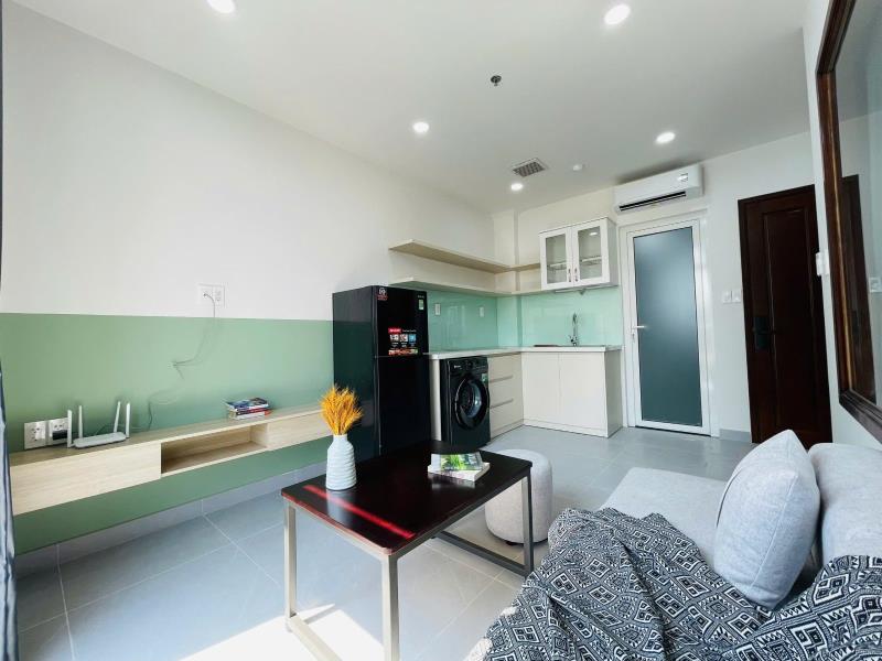 🔥 Hót hòn họt chdv cao cấp 1pn 50m² - full nội thất - lô gia siêu mát | trường sơn, tân bình ✈️🏡 🌿 - Ảnh 3