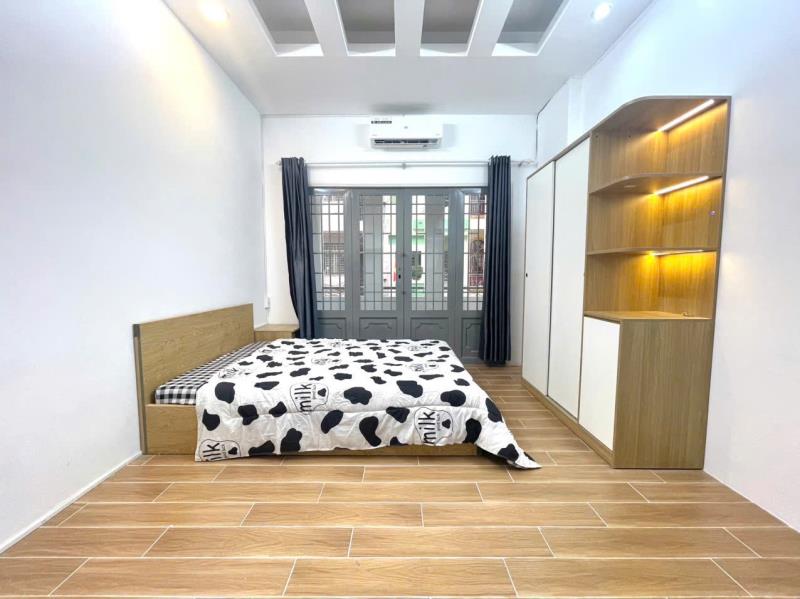 Cho thuê căn hộ studio thoáng mát có cửa sổ lớn full nội thất đường nguyễn hữu cảnh quận bình thạnh, sát q1