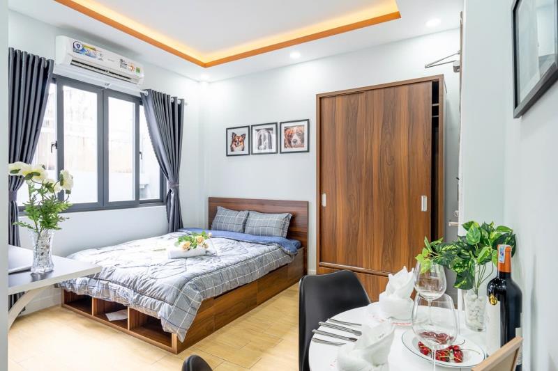 Phòng mới 35m2 sẵn nội thất ngay hàng xanh giáp quận 1- đinh bộ lĩnh, bình thạnh - Ảnh 2
