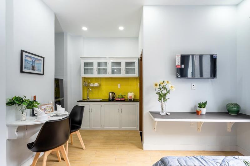 Cho thuê studio cửa sổ trời lớn, full nội thất, thoáng sáng – đinh bộ lĩnh, bình thạnh | gần hàng xanh, uth, ftu2, uef - Ảnh 3
