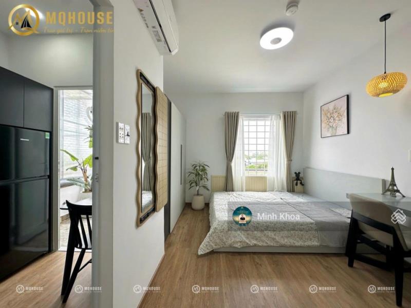 1pn 1pk ban công cực đẹp, giặt riêng gần chợ hoàng hoa thám, etown cộng hoà - Ảnh 4