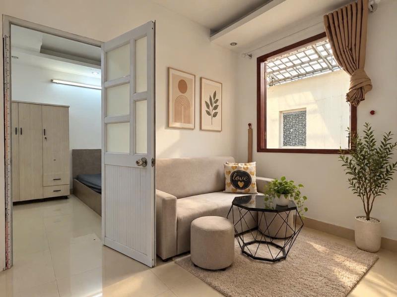 Căn hộ 1pn + 1pk cực rộng - full nội thất - ngay etown cộng hòa - Ảnh 2