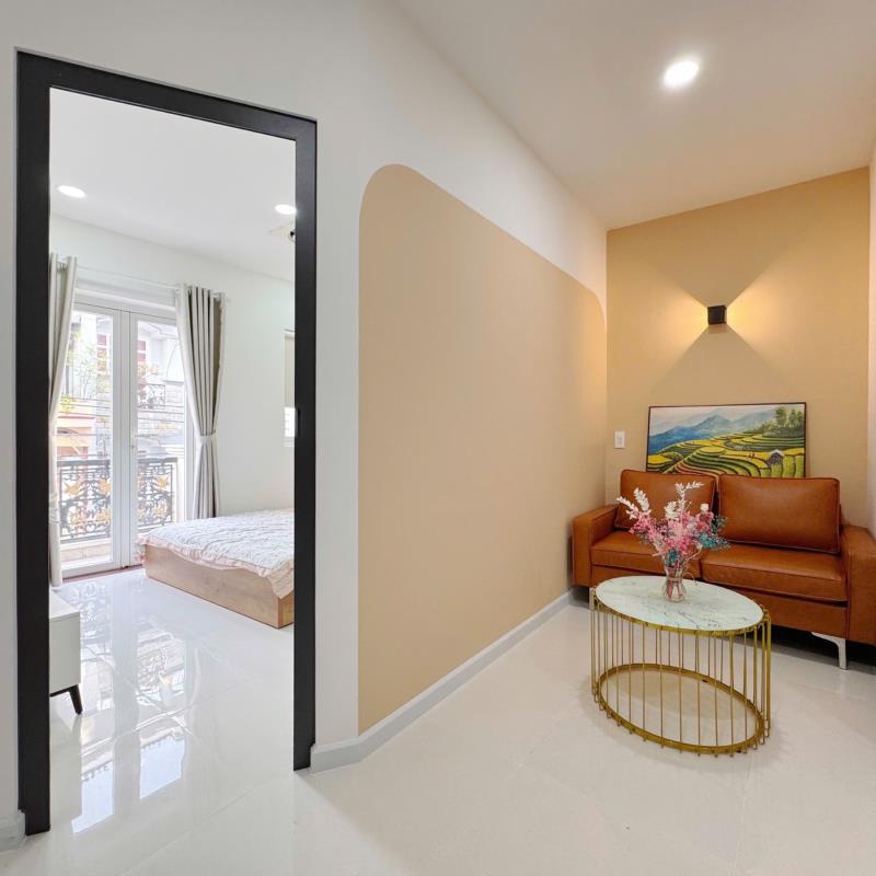 Cho thuê căn hộ ngay công viên hoàng văn thụ gần ngã tư bảy hiền thuận tiện di chuyển trung tâm ban công siêu thoáng - Ảnh 2