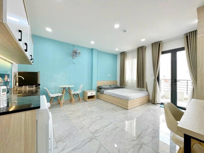 Cho thuê căn hộ phú nhuận, full nội thất, ban công, máy giặt riêng, cửa sổ lớn, thoáng mát, rộng rãi, gần phan đăng lưu, bình thạnh, quận 1 - Ảnh 2