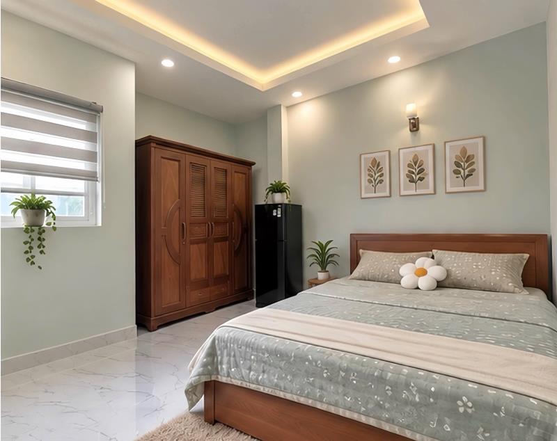 Cho thuê căn hộ 1 phòng ngủ có ban công rộng full nội thất đường phạm viết chánh quận bình thạnh, ngay sát trung tâm quận 1 - Ảnh 2