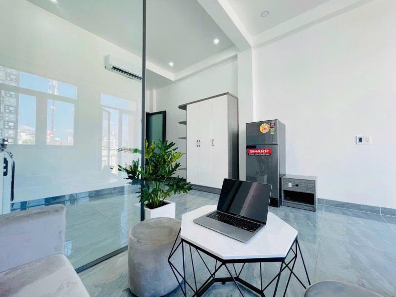 Phòng 45m2 tách bếp ban công lớn, máy giặt riêng ngay giáp quận 1- nguyễn xí, bình thạnh - Ảnh 4