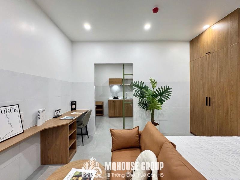 Cho thuê căn hộ 1pn bancol gần emart phan văn trị - Ảnh 3
