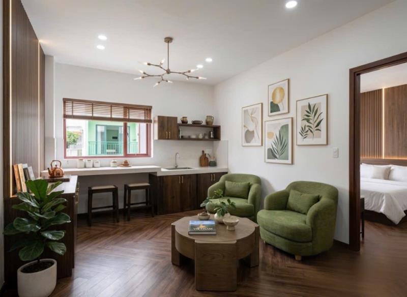 Cho thuê căn hộ 1pn full nội thất, thang máy, bancol gần sân bay tân sơn nhất, bệnh viện tâm anh, cv gia định ngay tân bình - Ảnh 3