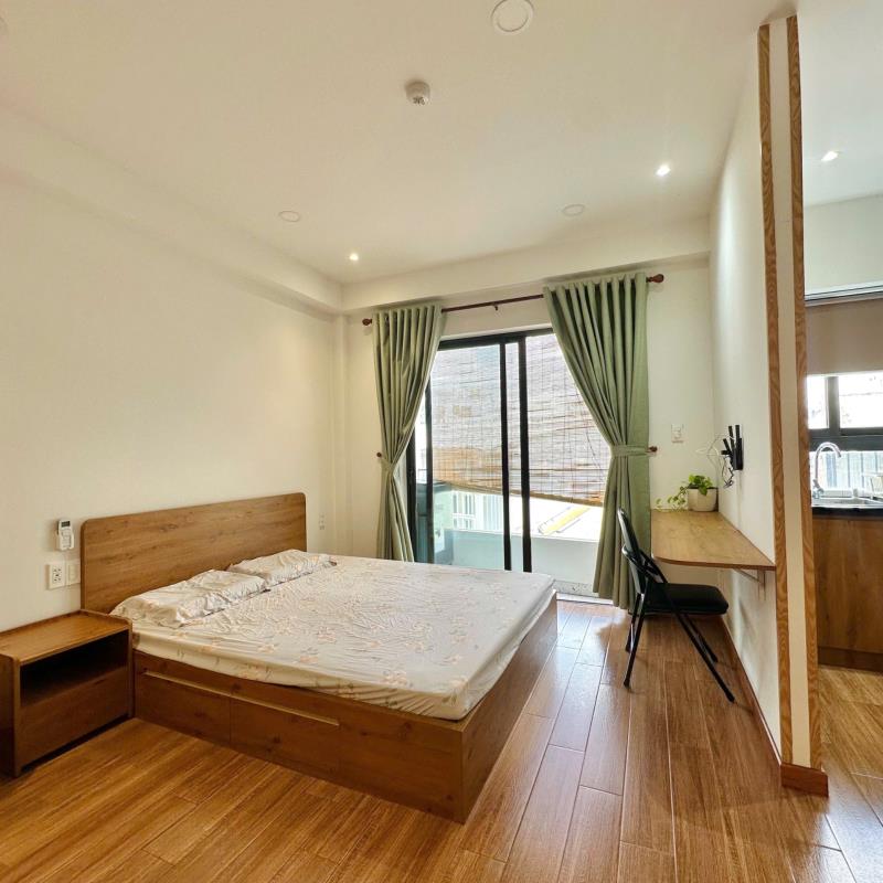 Căn hộ full tiện nghi full nội thất có bancol - phan văn trị - Ảnh 4