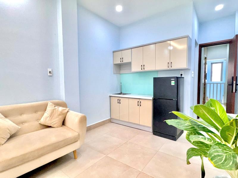 Căn hộ có cửa sổ kính lớn thoáng mát full nội thất đường phan văn trị quận bình thạnh, gần gò vấp, phú nhuận - Ảnh 4