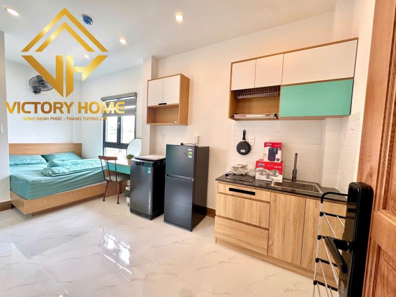 Cho thuê căn hộ cửa sổ lớn, máy giặt riêng, nhà thang máy đường lê quang định, bình thạnh – gần quận 1