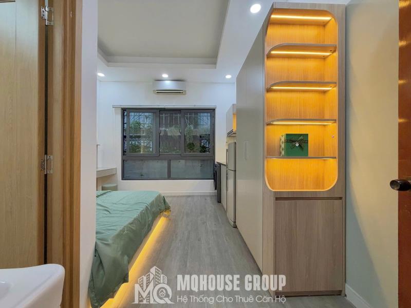 Studio cửa sổ trời full nội thất ngay ngã 5 chuồng chó - lotte mart