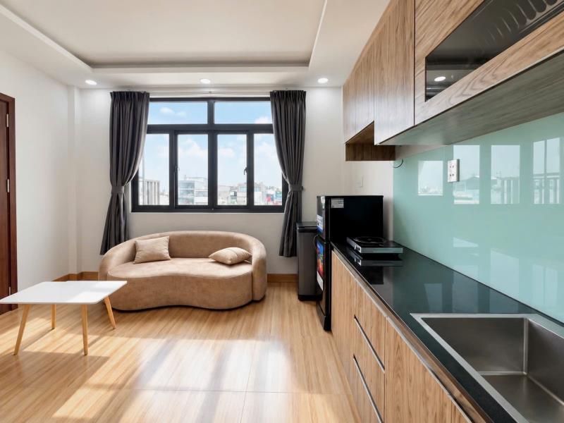 Phòng 40m2 sẵn nội thất mới ngay chợ bà chiểu giáp q1 nơ trang long, bình thạnh - Ảnh 2
