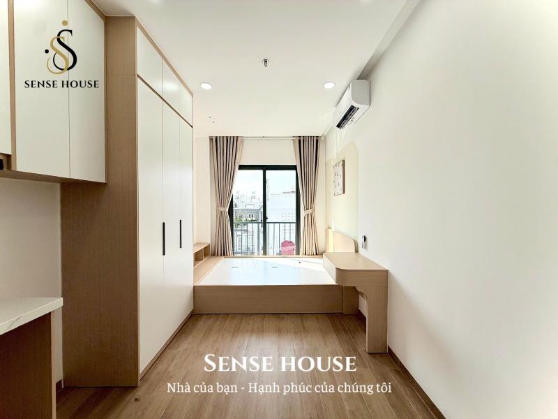 Căn hộ studio đường quang trung, mới xây 100%, 28m2 full nội thất có máy giặt riêng - Ảnh 4