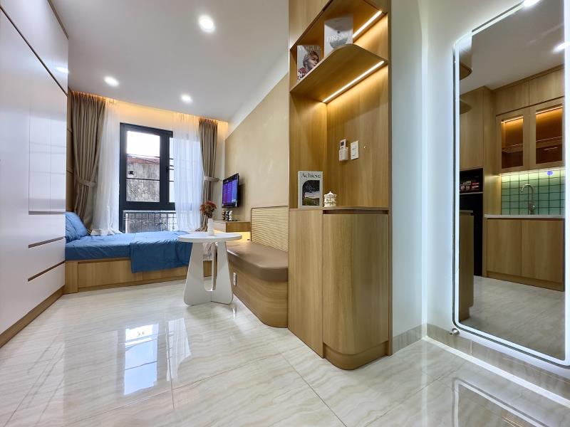 Studio đẹp rộng thoải mái có cửa sổ trời lớn - gần đh văn hiến, học viện hàng không, ngã tư bảy hiền, etown cộng hoà, chợ hoàng hoa thám - Ảnh 3