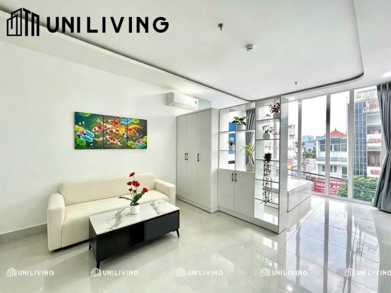 Cho thuê căn hộ có ban công và cửa sổ lớn thoáng mát full nội thất đường chu văn an quận bình thạnh, gần phú nhuận, quận 1