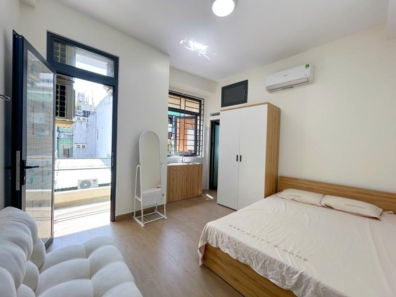 Cho thuê studio ban công, full nội thất – phan xích long, phú nhuận | giáp quận 1, 3, gần phan đăng lưu, phan đình phùng