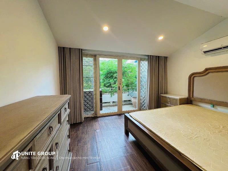 Cho thuê căn hộ 1pn 40m² có ban công, full nội thất – chu văn an, gần hàng xanh