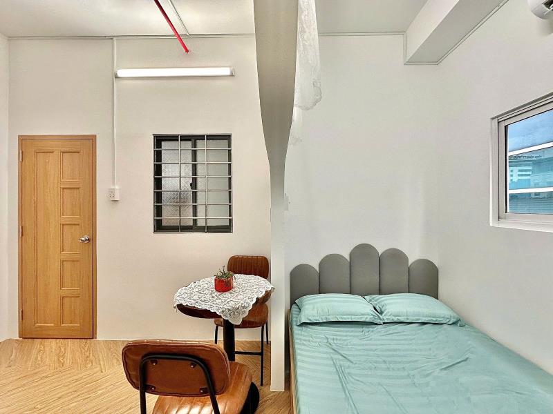 Studio tách bếp/studio có cửa sổ trời - sân bay tân sơn nhất (ga t1, t2), công viên hoàng văn thụ,  bạch đằng, hồng hà, cộng hòa, công viên gia định  - Ảnh 3
