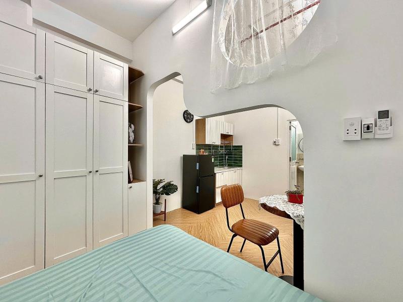 Studio tách bếp/studio có cửa sổ trời - sân bay tân sơn nhất (ga t1, t2), công viên hoàng văn thụ,  bạch đằng, hồng hà, cộng hòa, công viên gia định 