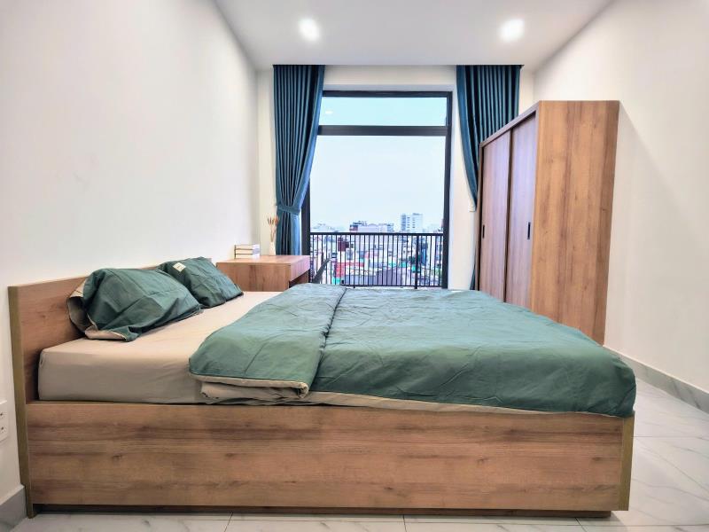 Cho thuê căn hộ 40m² có ban công | máy giặt riêng | ngay chợ bà chiểu – lê trực, bình thạnh